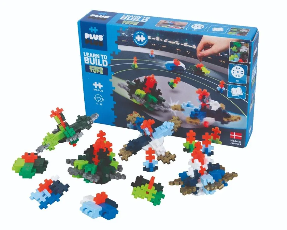 Plus-Plus - Lær At Bygge Snurretoppe, 240 Stk.