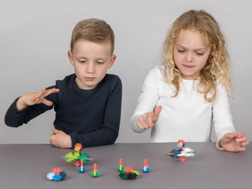 Plus-Plus - Lær At Bygge Snurretoppe, 240 Stk.