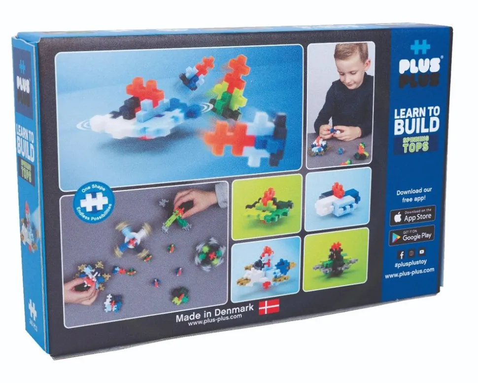 Plus-Plus - Lær At Bygge Snurretoppe, 240 Stk.