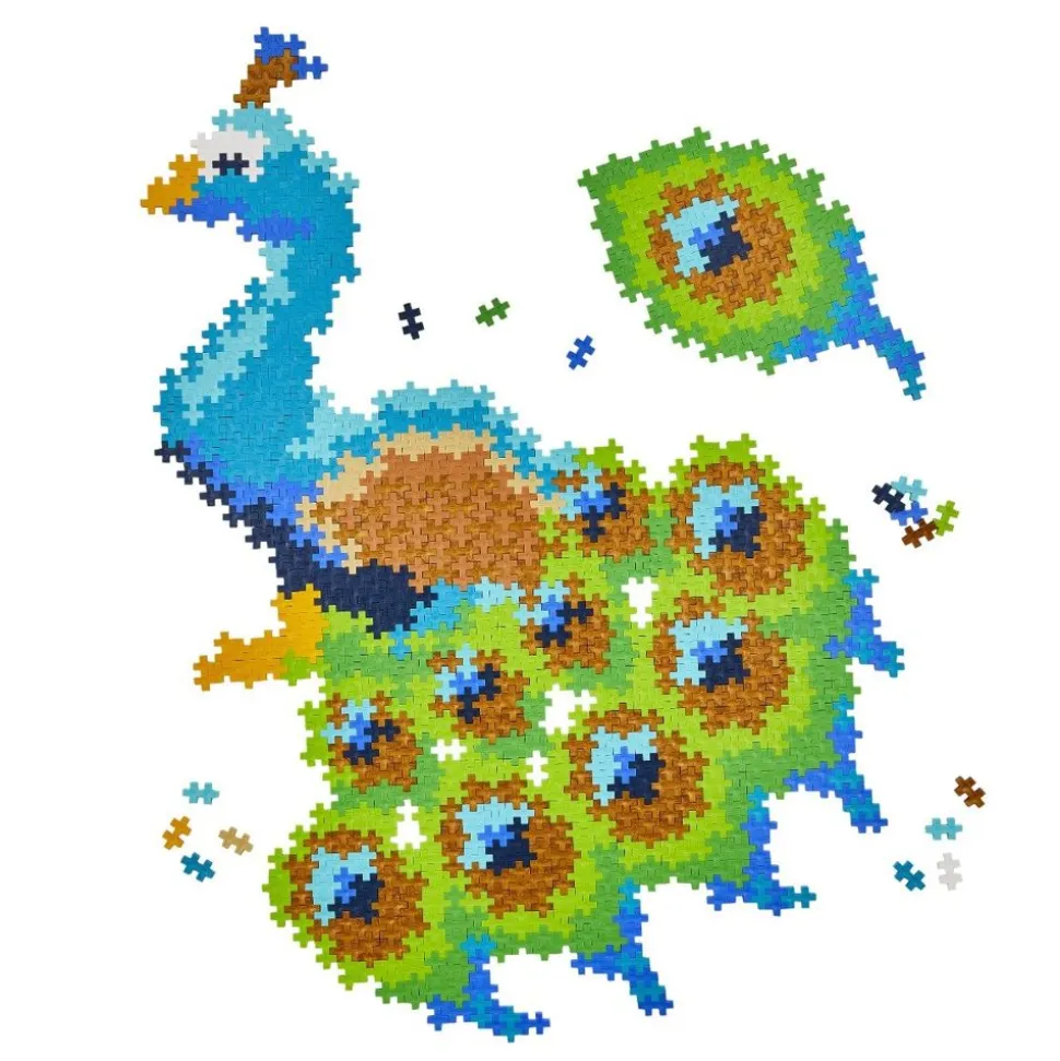 Plus-Plus - Puzzle By Number, Pafugl 800 Stk