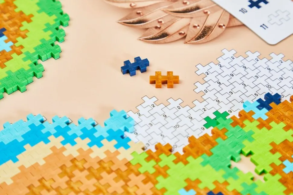 Plus-Plus - Puzzle By Number, Pafugl 800 Stk