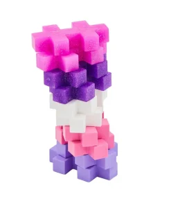 Plus-Plus Big I Ror - Glitter Mix, 15 Stk