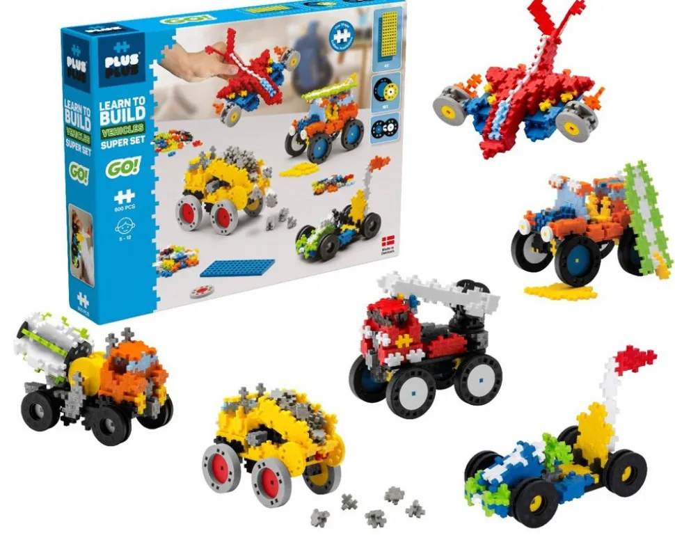 Plus-Plus Go! Lær At Bygge Koretojer, 800 Stk