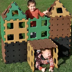 Polydron Xl - Natur, 24 Dele