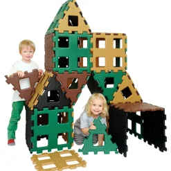 Polydron Xl - Natur, 36 Dele