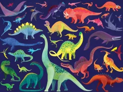 Puslespil M. 500 Brikker - Dinosaurernes Verden