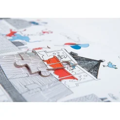 Puslespil M. 208 Brikker - I Byen