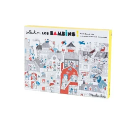 Puslespil M. 208 Brikker - I Byen