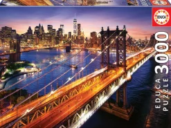 Puslespil M. 3.000 Brikker - Manhattan Skyline
