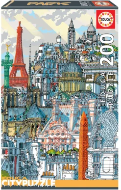 Puslespil M. 200 Brikker - Paris