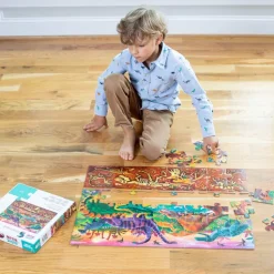 Puslespil M. 48 Brk. - Over/Under - Dino World