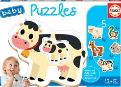 Puslespil M. Bondegardsdyr - Fra 1 Ar