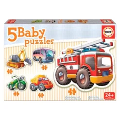 Puslespil Med Koretojer - Fra 2 Ar