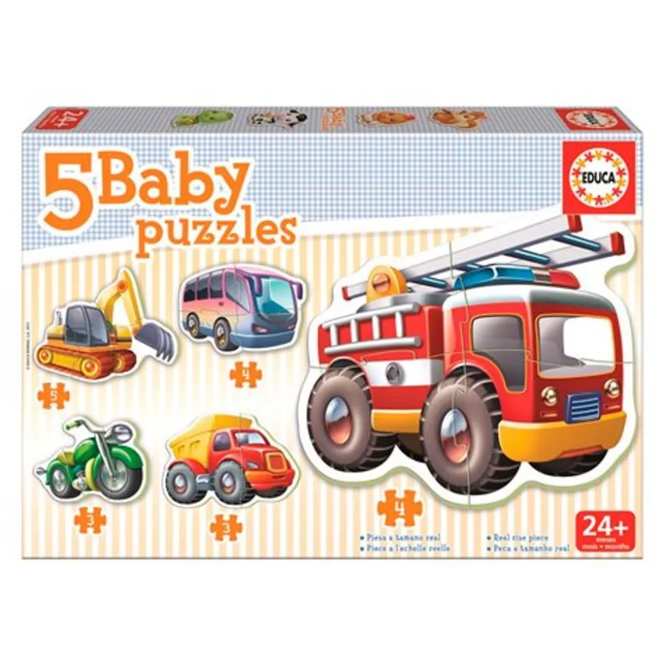 Puslespil Med Koretojer - Fra 2 Ar