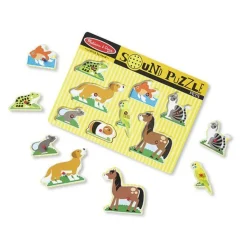 Puslespil Med Lyd - Kaeledyr