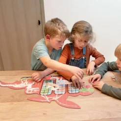 Puslespil, Tosidet M. 100 Brikker - Dinosaurer