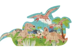 Puslespil, Tosidet M. 100 Brikker - Dinosaurer