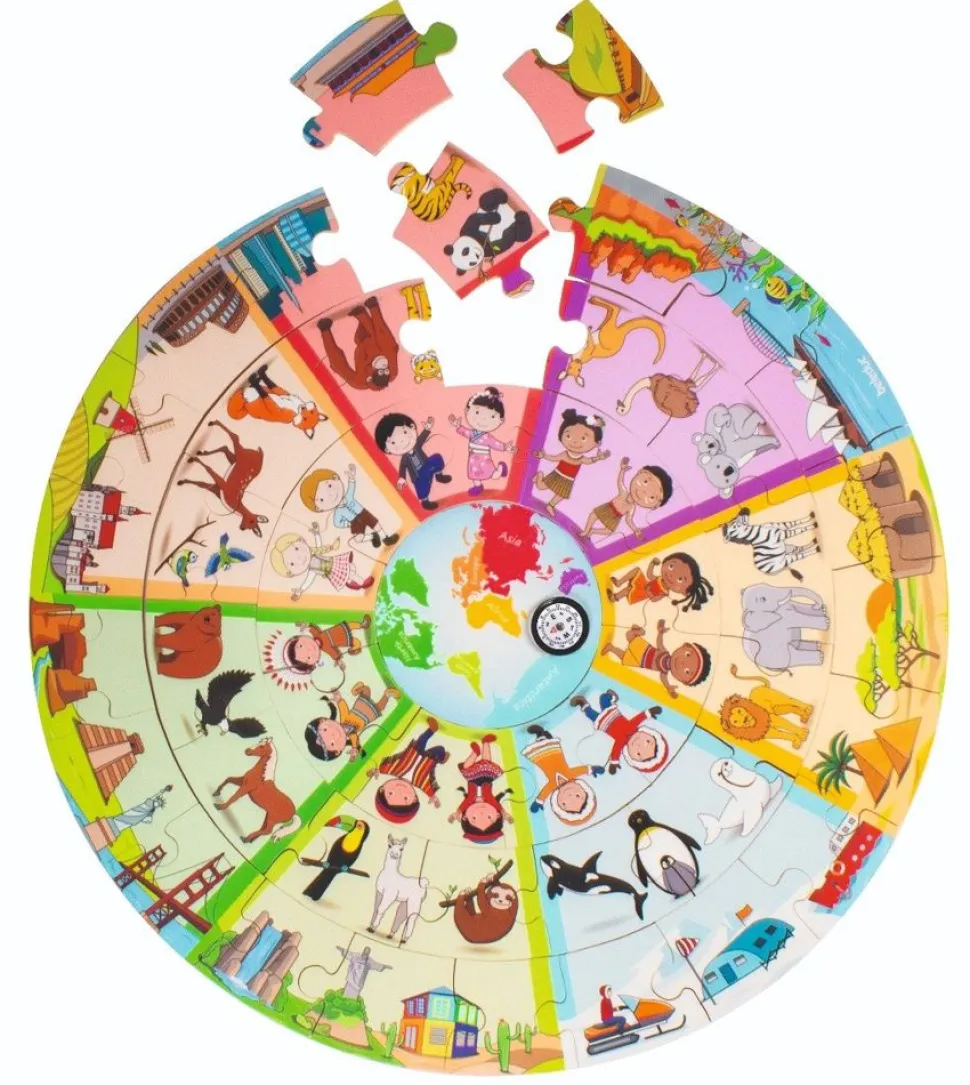 Puslespil Xxl - Ga Pa Opdagelse I Verden