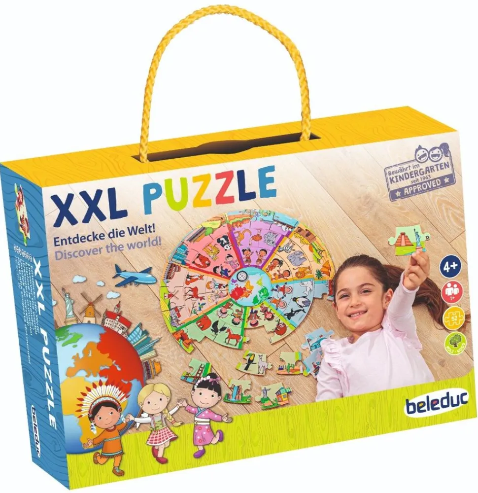Puslespil Xxl - Ga Pa Opdagelse I Verden