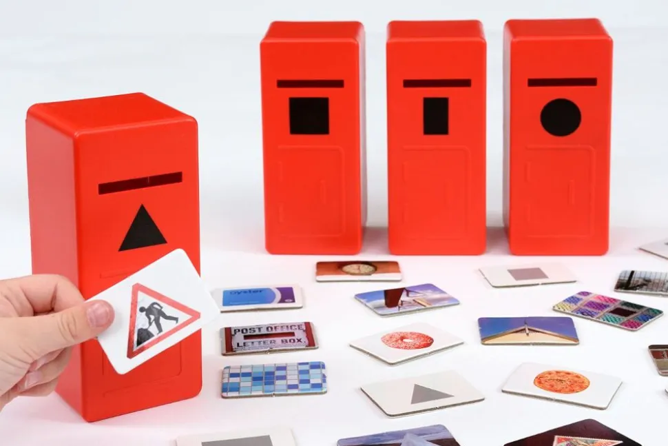 Put Formen I Postkassen - Læringsspil