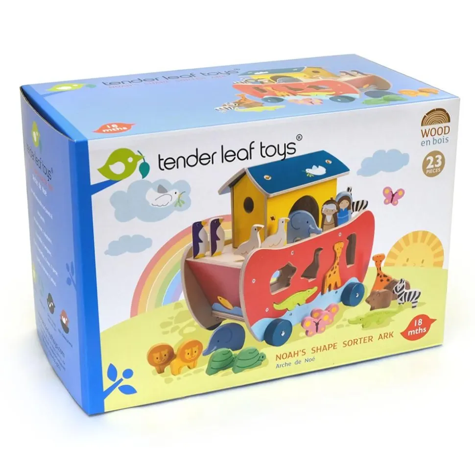 Puttekasse - Noahs Ark, Inkl. 10 Dyrepar