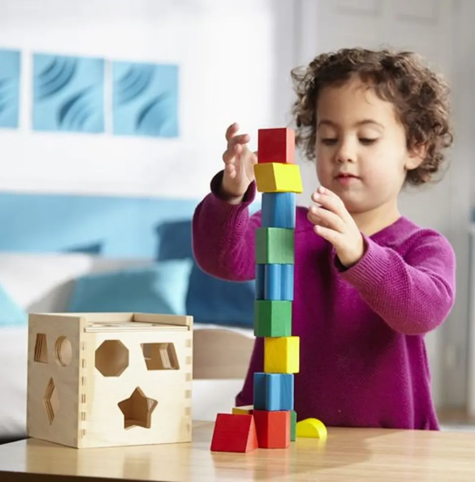 Puttekasse Med Geometriske Klodser