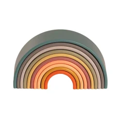 Regnbue I Silikone - Natur, 10 Dele