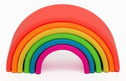 Regnbue I Silikone - Neon, 6 Dele