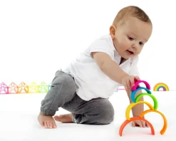 Regnbue I Silikone - Neon, 6 Dele