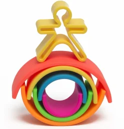 Regnbue I Silikone - Neon, 6 Dele