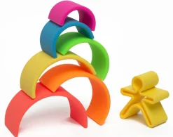 Regnbue I Silikone - Neon, 6 Dele