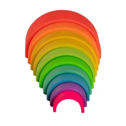 Regnbue I Silikone - Neon, 10 Dele