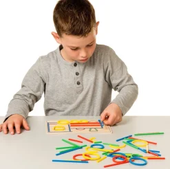 Ringe Og Pinde - Lær Om Form Og Farve