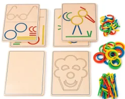 Ringe Og Pinde - Lær Om Form Og Farve