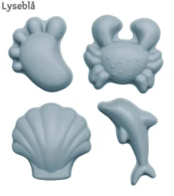 Sandforme I Silikone - Nordiske Farver, 4 Stk.