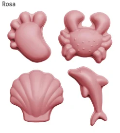 Sandforme I Silikone - Nordiske Farver, 4 Stk.