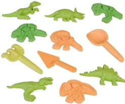 Sandsaet Af Hvedestra - Dinosaurer, 11 Dele