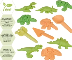 Sandsaet Af Hvedestra - Dinosaurer, 11 Dele