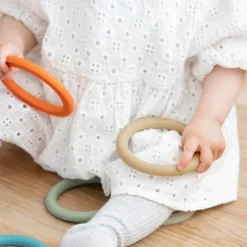 Sanseringe I Silikone - Natur, 6 Stk