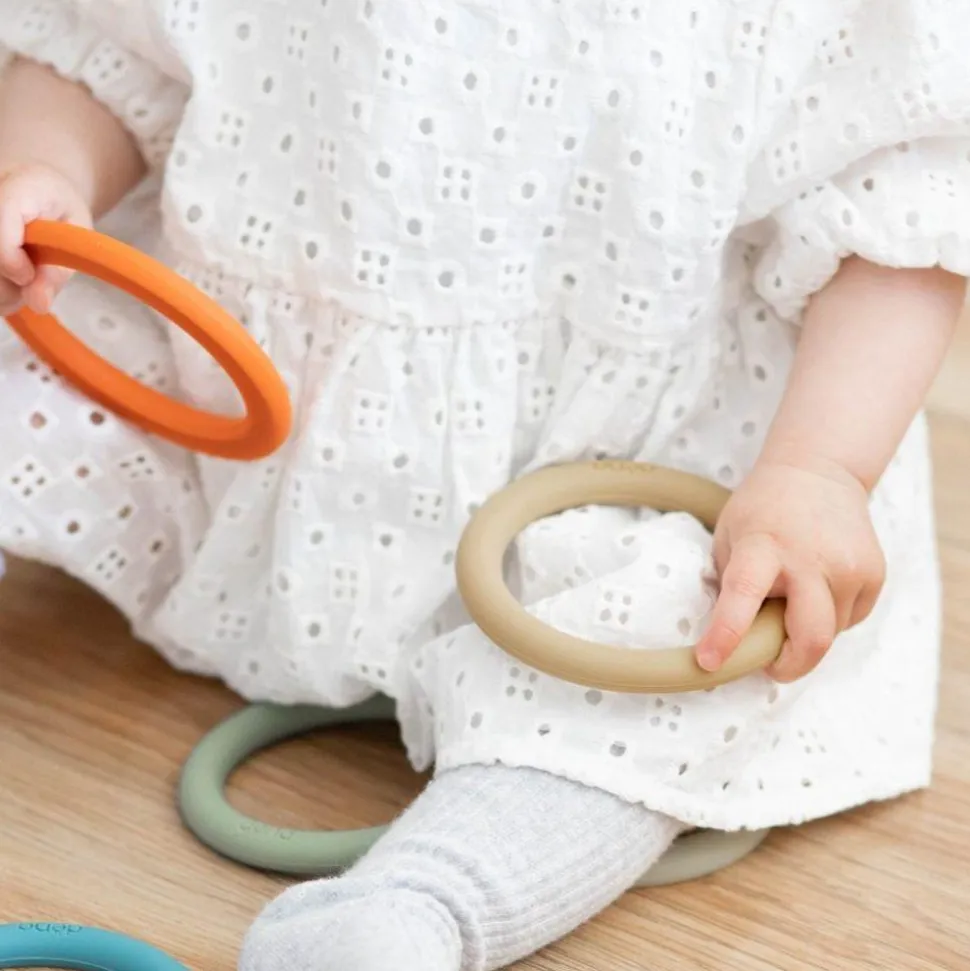 Sanseringe I Silikone - Natur, 6 Stk