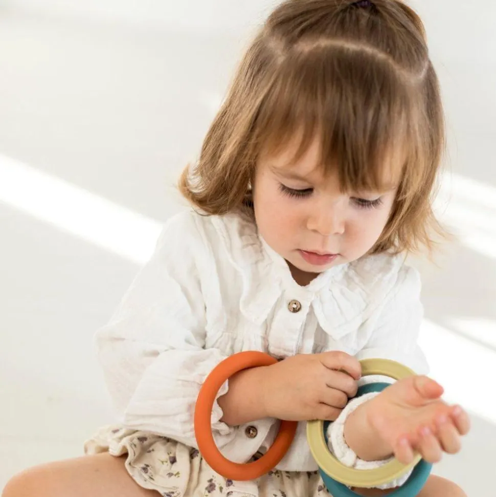 Sanseringe I Silikone - Natur, 6 Stk