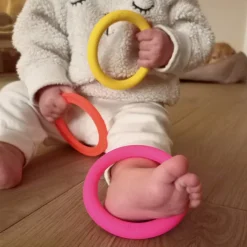 Sanseringe I Silikone - Neon, 6 Stk