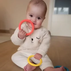 Sanseringe I Silikone - Neon, 6 Stk