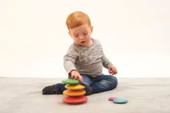 Sansesten Af Trae - Regnbue, 7 Stk