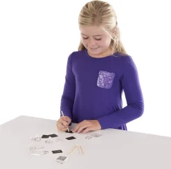 Scratch Art - Lav Nogleringe, 6 Stk.