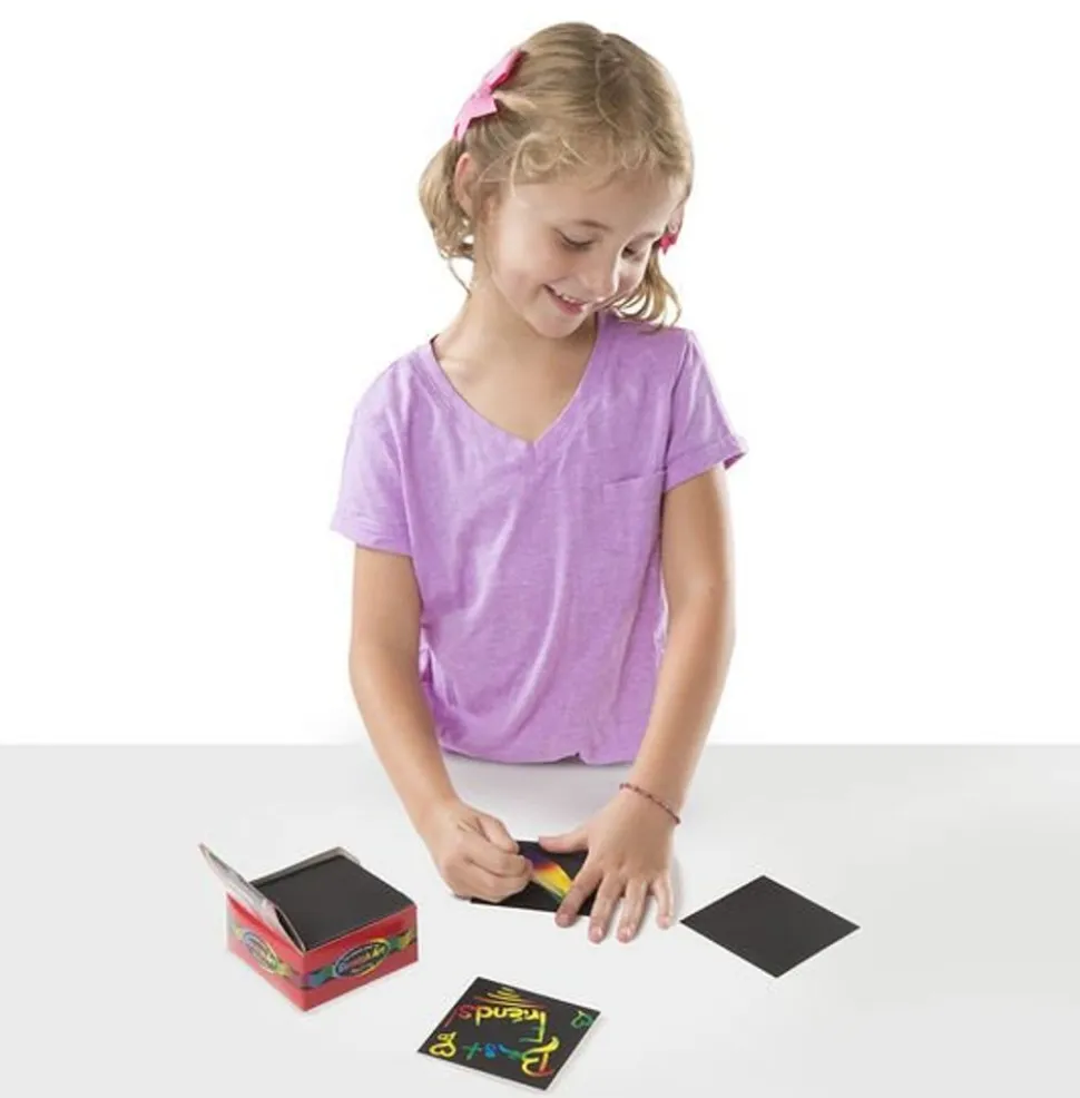 Scratch Art - Regnbuekort