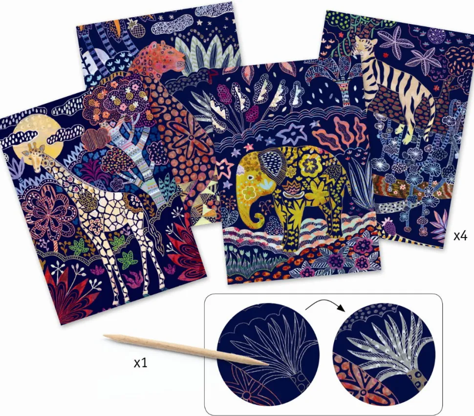 Scratch Kort - Junglen