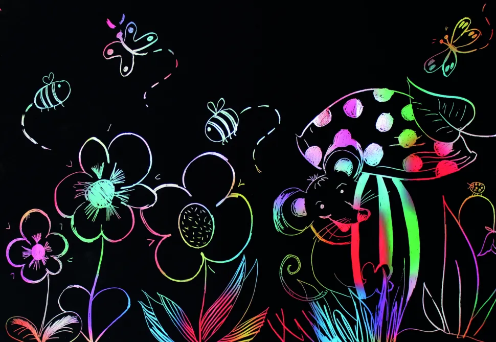 Scratch Plakater (52 X 75 Cm), 8 Stk