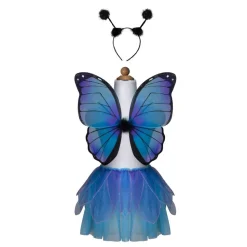 Skort & Vinger - Bla, Str. 4-6 Ar