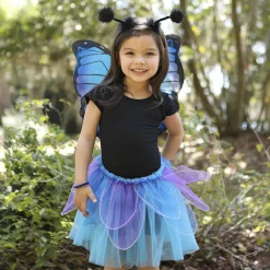 Skort & Vinger - Bla, Str. 4-6 Ar